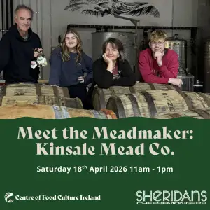 Meet the Mead Maker: Kinsale Mead Co. Sat, 18 April ,2026 in Kinsale, Cork